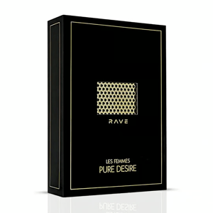 box Pure Desire Gold Rave fragrance warm amber vibe premium Malaysia