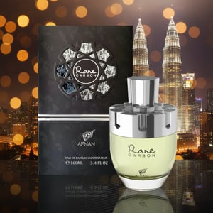 Rare Carbon 100 ml EDP by Afnan &ndash; minyak wangi lelaki bau elegan &amp; maskulin Malaysia