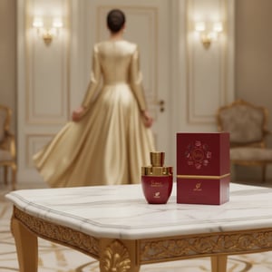 Afnan Rare Passion perfume bottle luxury gold dress high glamour women scent Malaysia