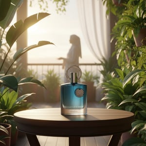 Supremacy Incense unisex perfume on Malaysian balcony, soft breeze, peaceful weekend mood