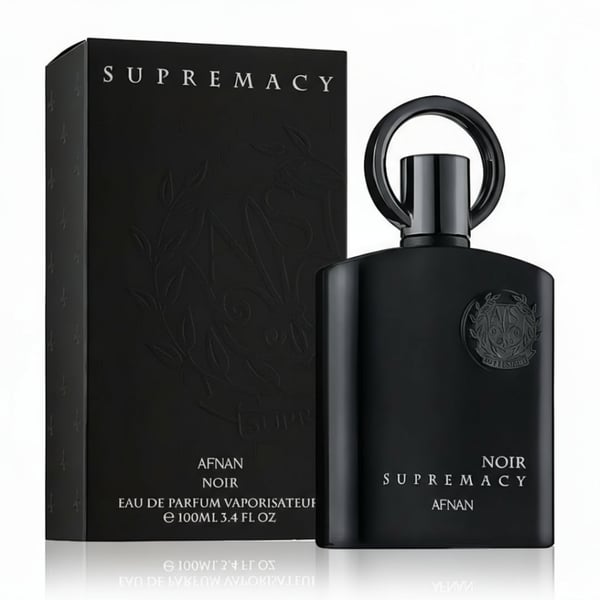 Supremacy Noir Afnan perfume lelaki woody spicy strong long lasting Malaysia sesuai malam