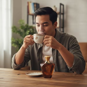 Turathi Brown Afnan malaysia lifestyle lelaki kafe urban stylish perfume