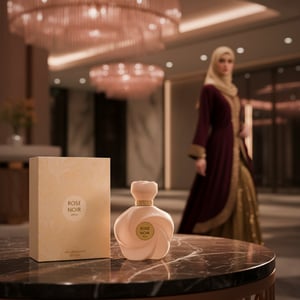 Rose Noir di Arabica KLCC gaya hijabi minimalis