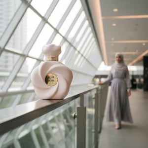 Rose Noir di TRX jambatan moden hijabi