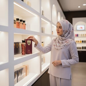 Al Nasr Al Attanah perfume bottle and packaging with 'Hayat' branding.