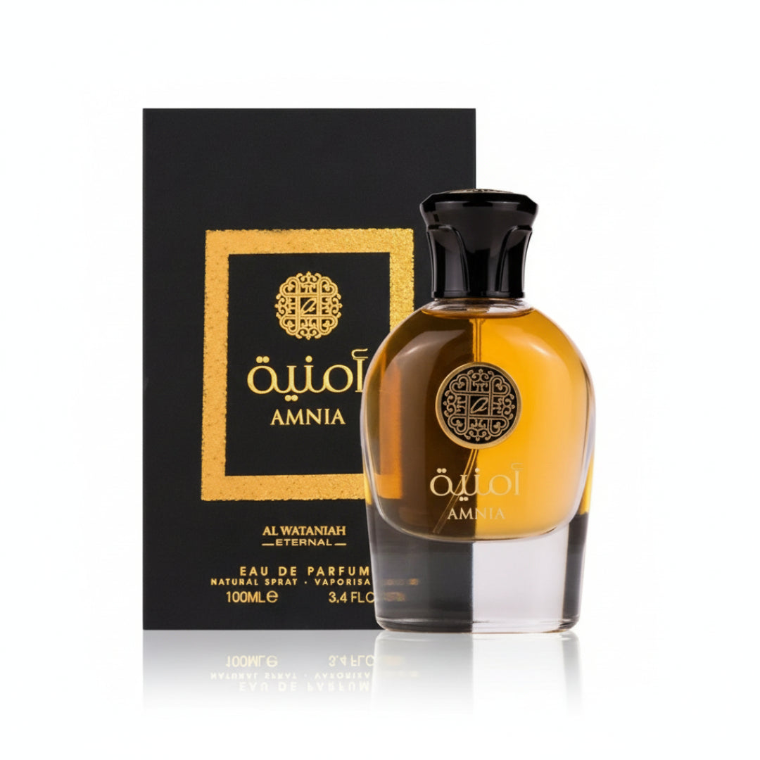Amnia For Her Al Wataniah For Girl Midnight Amnia EDP Al Wataniah Eternal Vanilla Woody Se-xy Perfume-Amnia 100ml 
