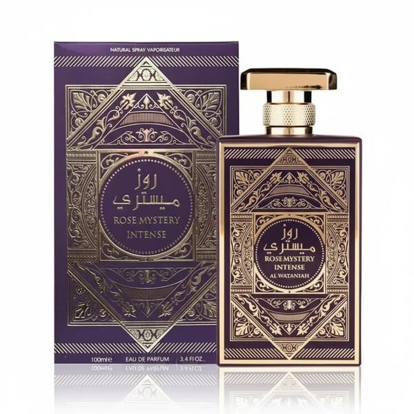 Rose Mystery Intense Perfume Al Wataniah Edp Unisex 100ML Rosy Unisex Perfume Wataniah Arab Gulf 