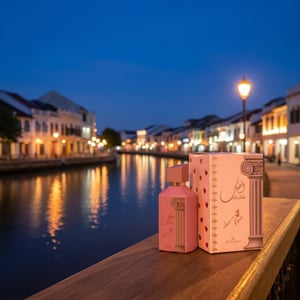 Ahubbak Love in Paris di Sungai Melaka malam