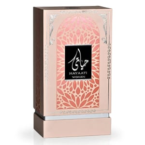Hayaati Women perfume packaging on a white background