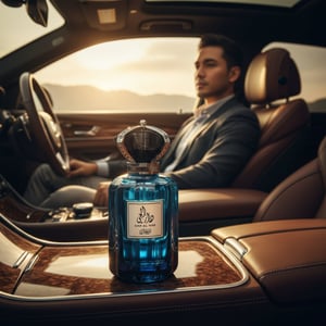 Dar Al Hae men perfume Malay man luxury car brown leather warm arabic malaysia