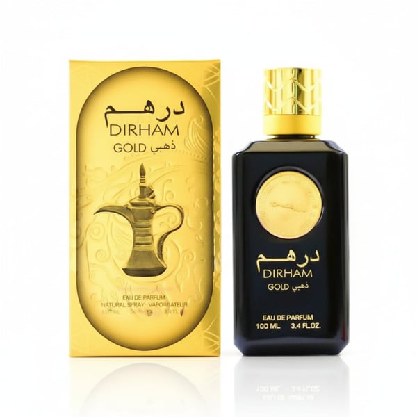 Dirham Gold by Ard Al Zaafaran 100 ml EDP lelaki Malaysia – haruman fresh citrus woody & tahan lama