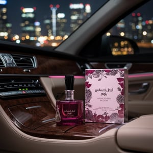 ehsas bloom perfume wanita dalam kereta malam lampu pink malaysia