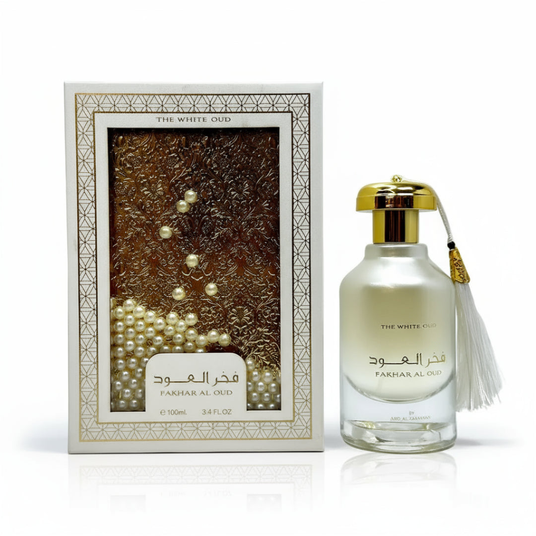 Fakhar Al Oud The White Oud Zaafaran perfume unisex creamy oud amber long lasting Malaysia