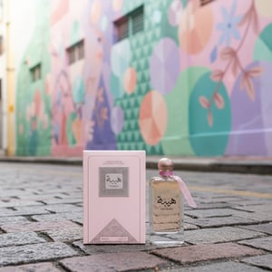 Heibah di Art Street Penang, warna pastel ceria