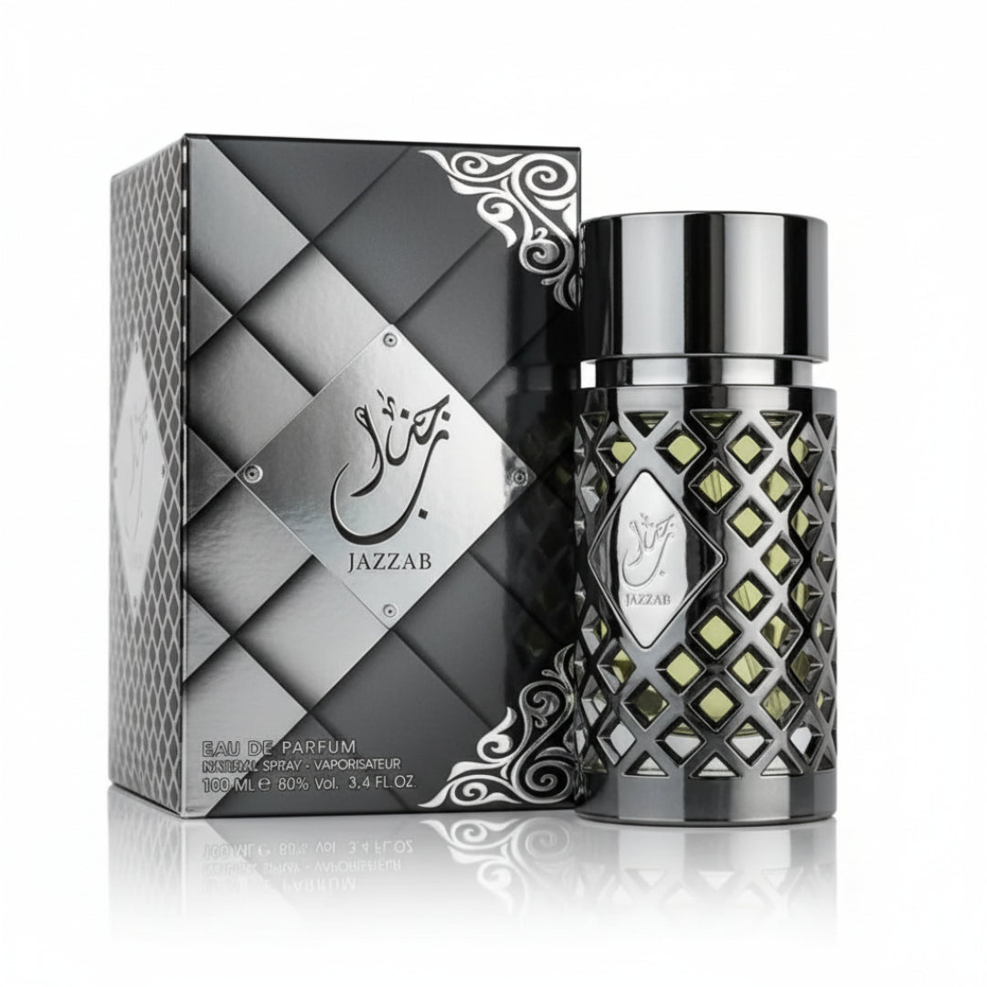 Jazzab Silver Perfume man Ard Al Zaafaran EDP 100ml For Him 