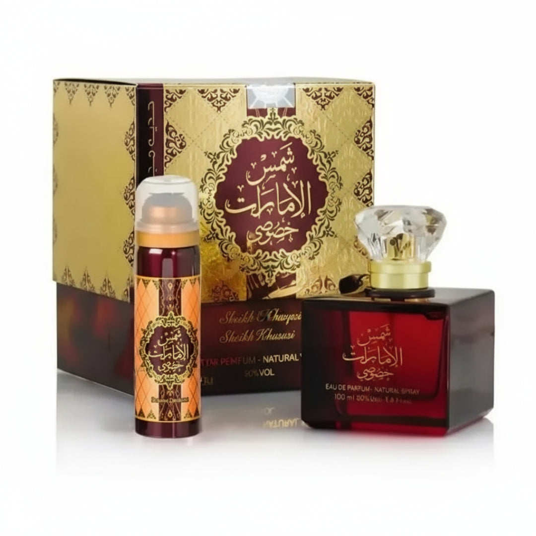Shams Al Emarat Khususi perfume unisex sweet amber vanilla long lasting Malaysia sesuai harian dan malam
