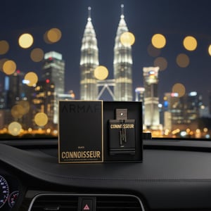 connoisseur man kereta malam kl lampu bandar malaysia
