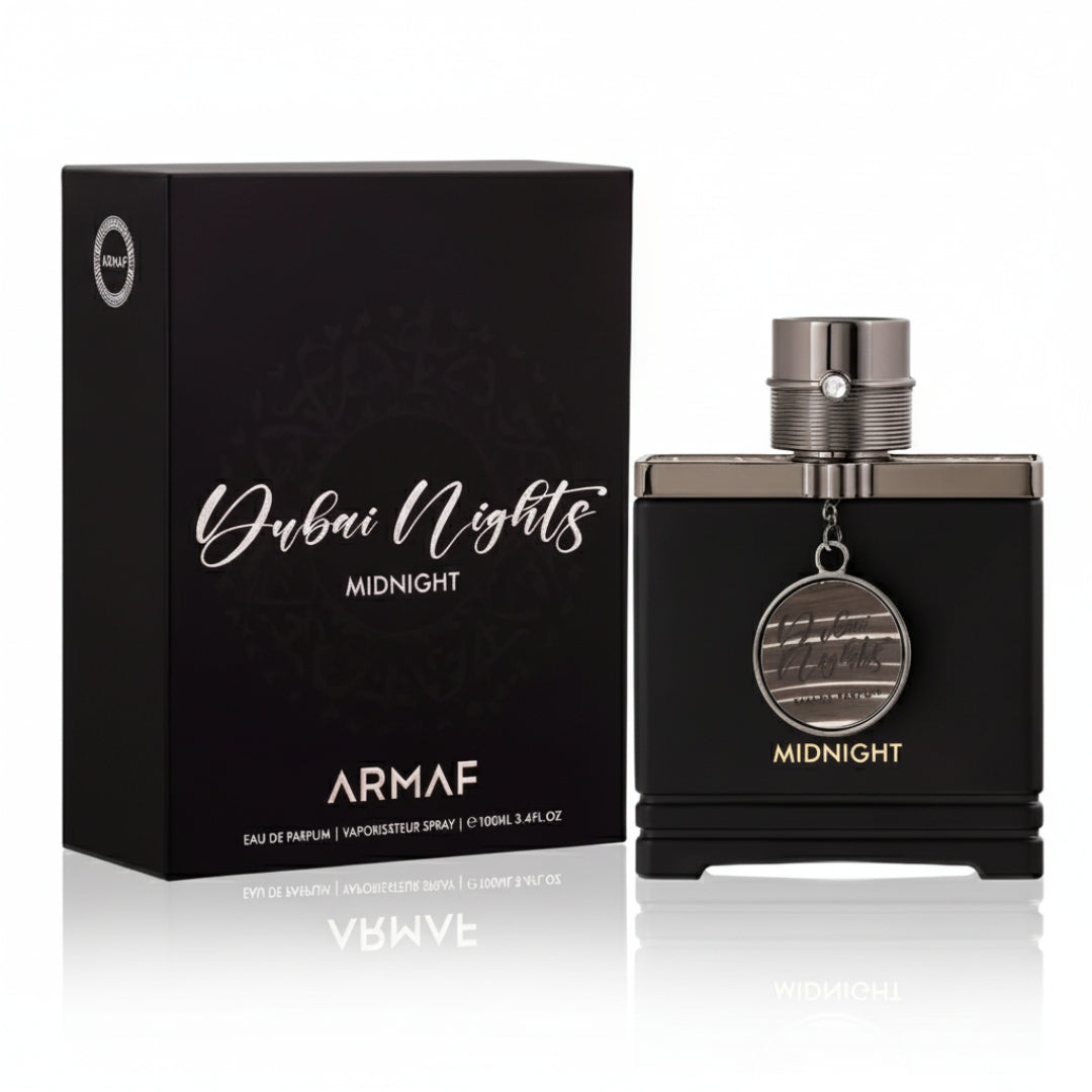 Dubai Nights Midnight Armaf perfume lelaki warm spicy woody long lasting Malaysia sesuai malam