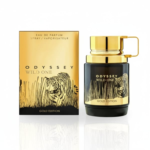 Odyssey Wild One Gold Edition Armaf 100 ml EDP lelaki Malaysia – haruman sweet woody amber & tahan lama