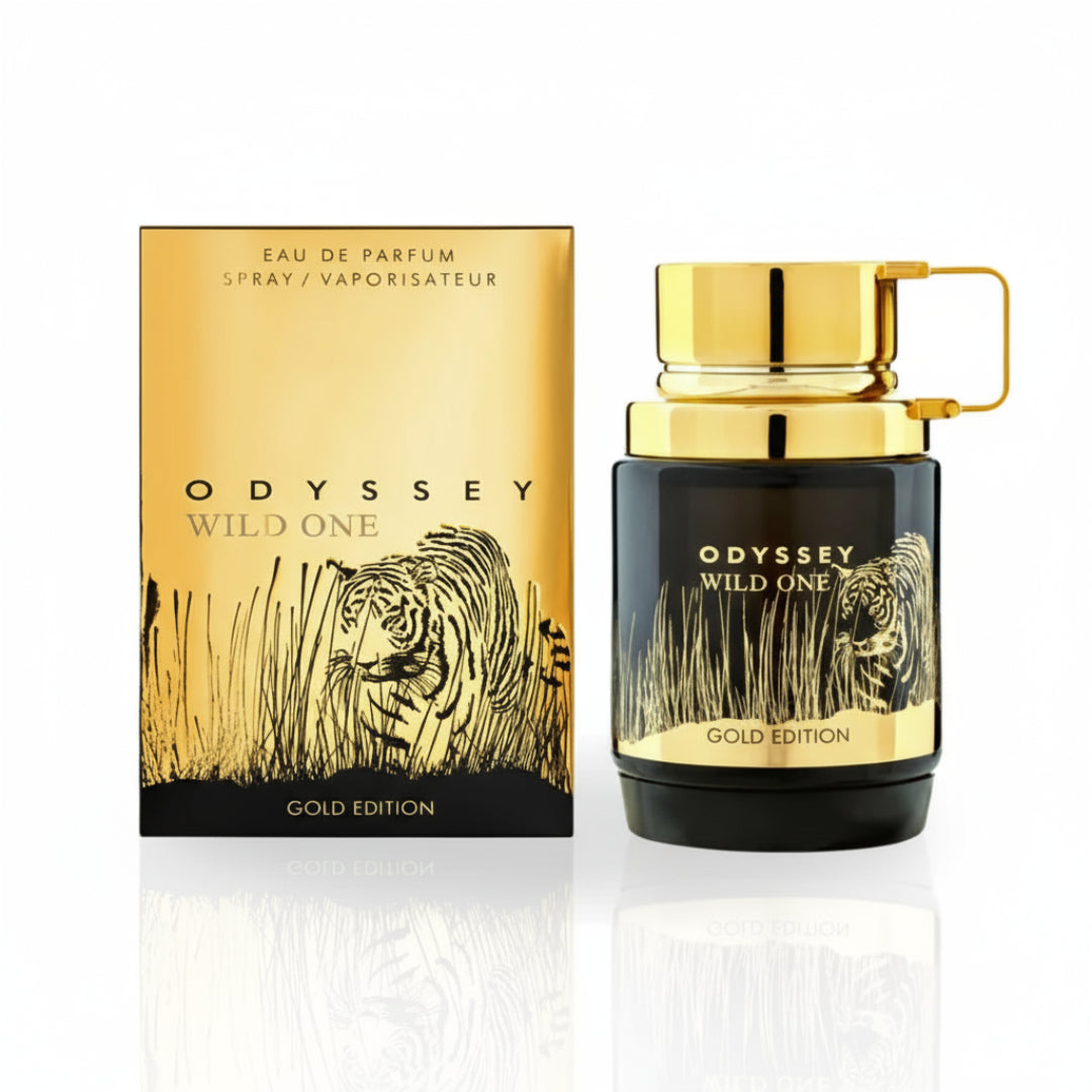 Odyssey Wild One Gold Edition Armaf 100 ml EDP lelaki Malaysia – haruman sweet woody amber & tahan lama
