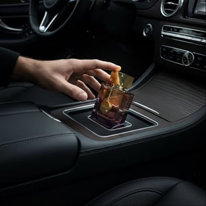 lelaki ambil untold dari konsol tengah kereta malaysia