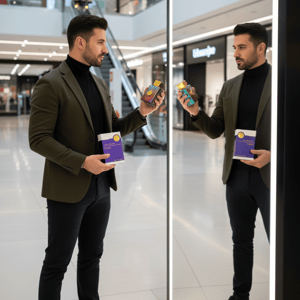 lelaki tengok untold depan cermin mall malaysia