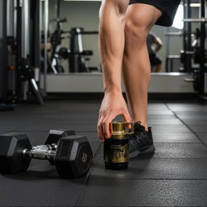 lelaki ambil wild one gold dekat dumbbell gym malaysia