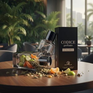 CODICE profumo Eau de Parfum bottle and packaging on a white background