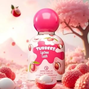Botol Cherry Luxe Tubbees minyak wangi wanita aroma ceri lembut sesuai outing Malaysia