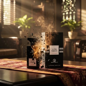 Ultra Famous EDP &ndash; Grandeur Elite Perfume for Men (Bold Woody Amber Scent)