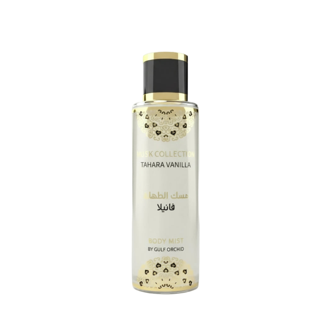 Tahara Vanilla Body Mist 250ml Musk Tahra Body Mist Woman Tahara Vanilla GULF ORCHID Tahara For Her-Mist Musk Tahar 