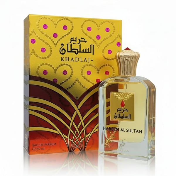 Hareem Al Sultan Gold Khadlaj perfume wanita amber sweet musky long lasting Malaysia sesuai harian