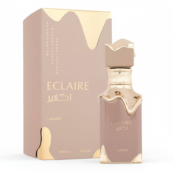 Eclaire Lattafa perfume wanita creamy vanilla sweet floral long lasting Malaysia sesuai harian