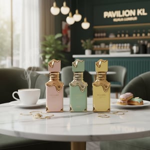 eclaire pistache wanita pavilion kl kafe malaysia