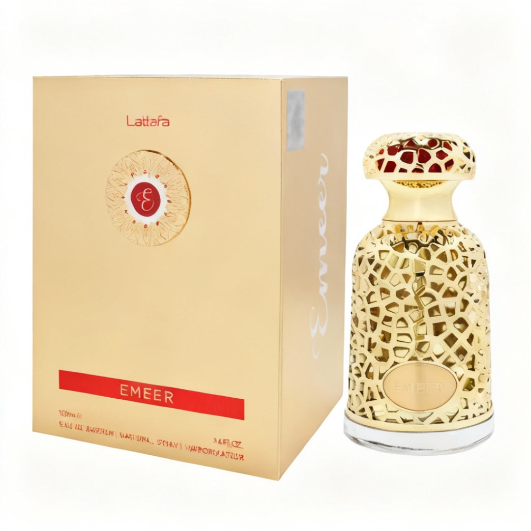 Emeer by Lattafa 100 ml EDP Malaysia – haruman woody amber warm & tahan lama