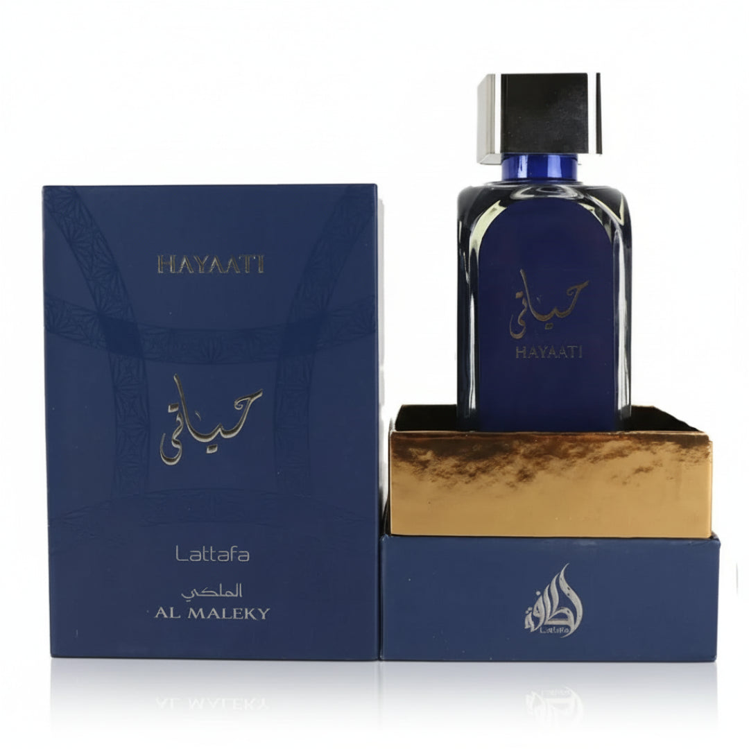 Hayaati Al Maleky 100ml EDP – Lattafa Perfume for Men (Woody Spicy Oriental Scent)