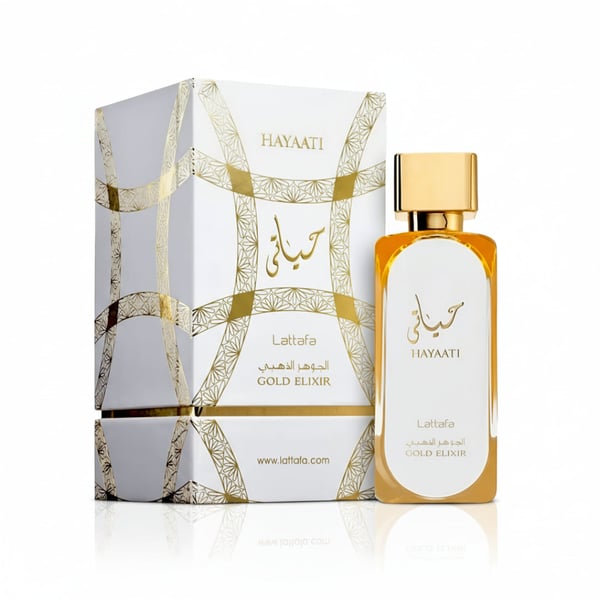Hayaati Gold Elixir by Lattafa 100 ml EDP Malaysia – haruman sweet fruity amber & tahan lama