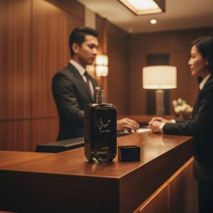 Hayaati Lattafa di DoubleTree KL ruang resepsi