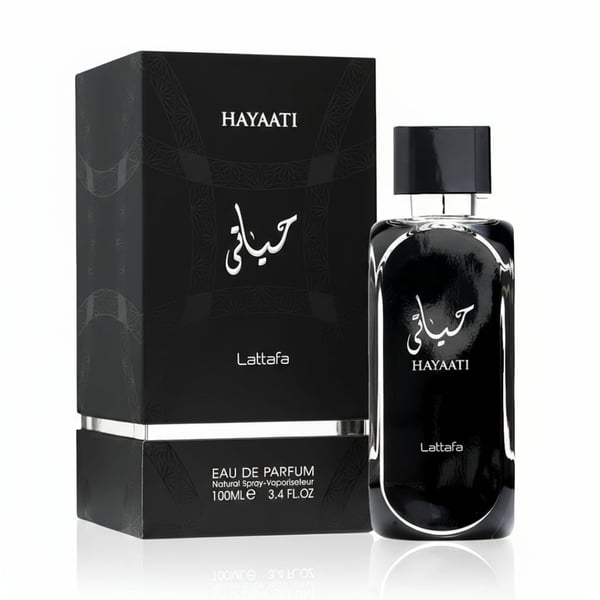 Hayaati Men Lattafa perfume lelaki fresh woody aromatic long lasting Malaysia sesuai harian