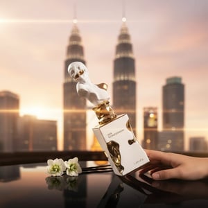 Her Confession dengan latar KLCC petang, lighting romantik wanita Malaysia