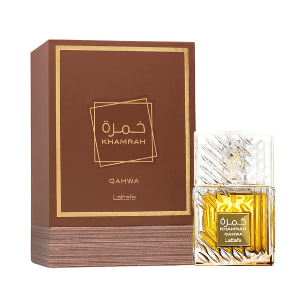 Khamrah Qahwa by Lattafa 100ml EDP unisex perfume Malaysia – bau kopi mewah dan tahan lama