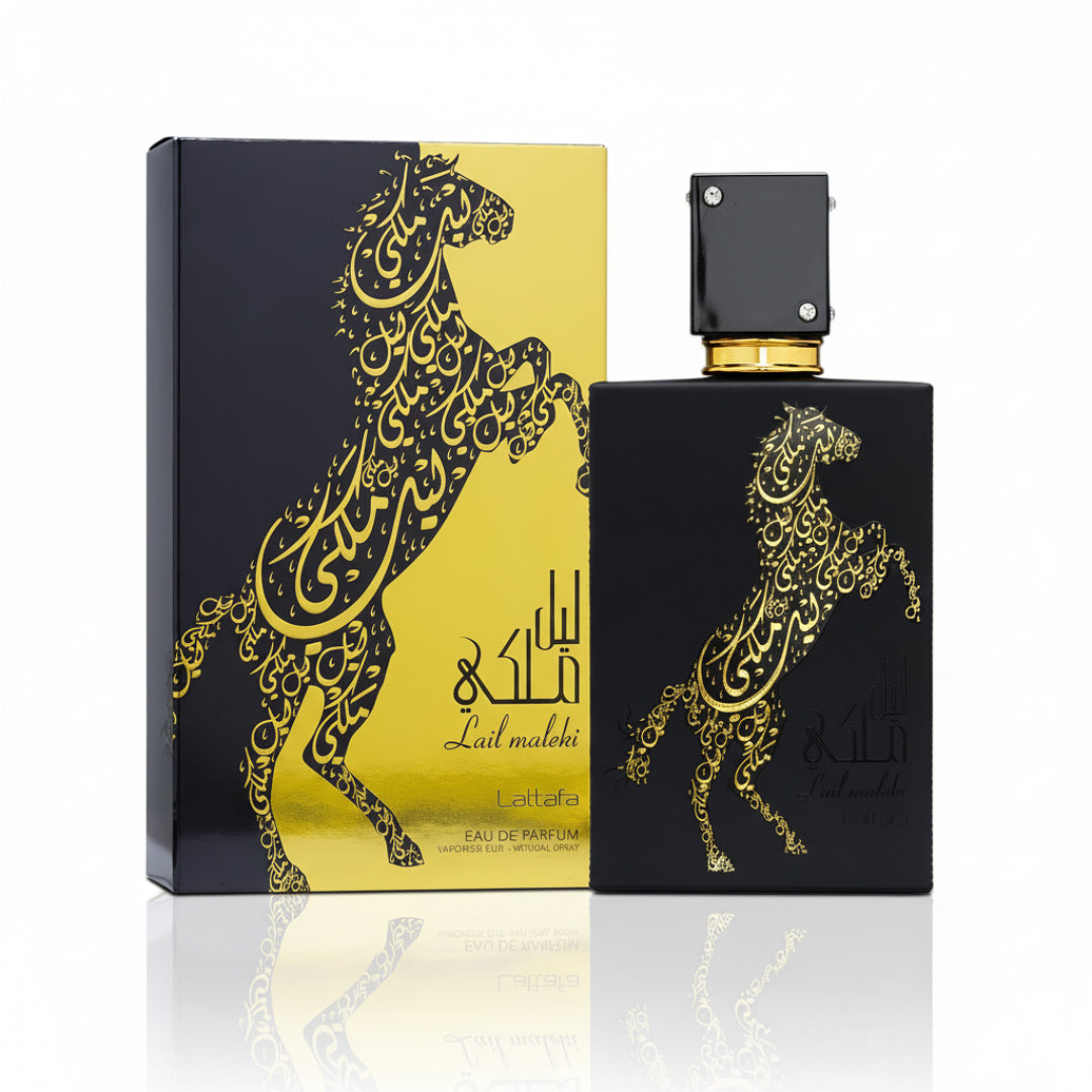 Lattafa Lattafa Lail Maleki 100ml EDP – Unisex Sweet Oriental Perfume feature on homepage bottle - Premium fragrance collection Malaysia