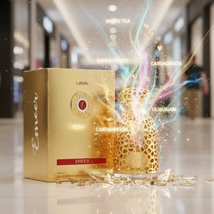 Lattafa Emeer perfume Malaysia &ndash; bau woody, amber &amp; warm memikat