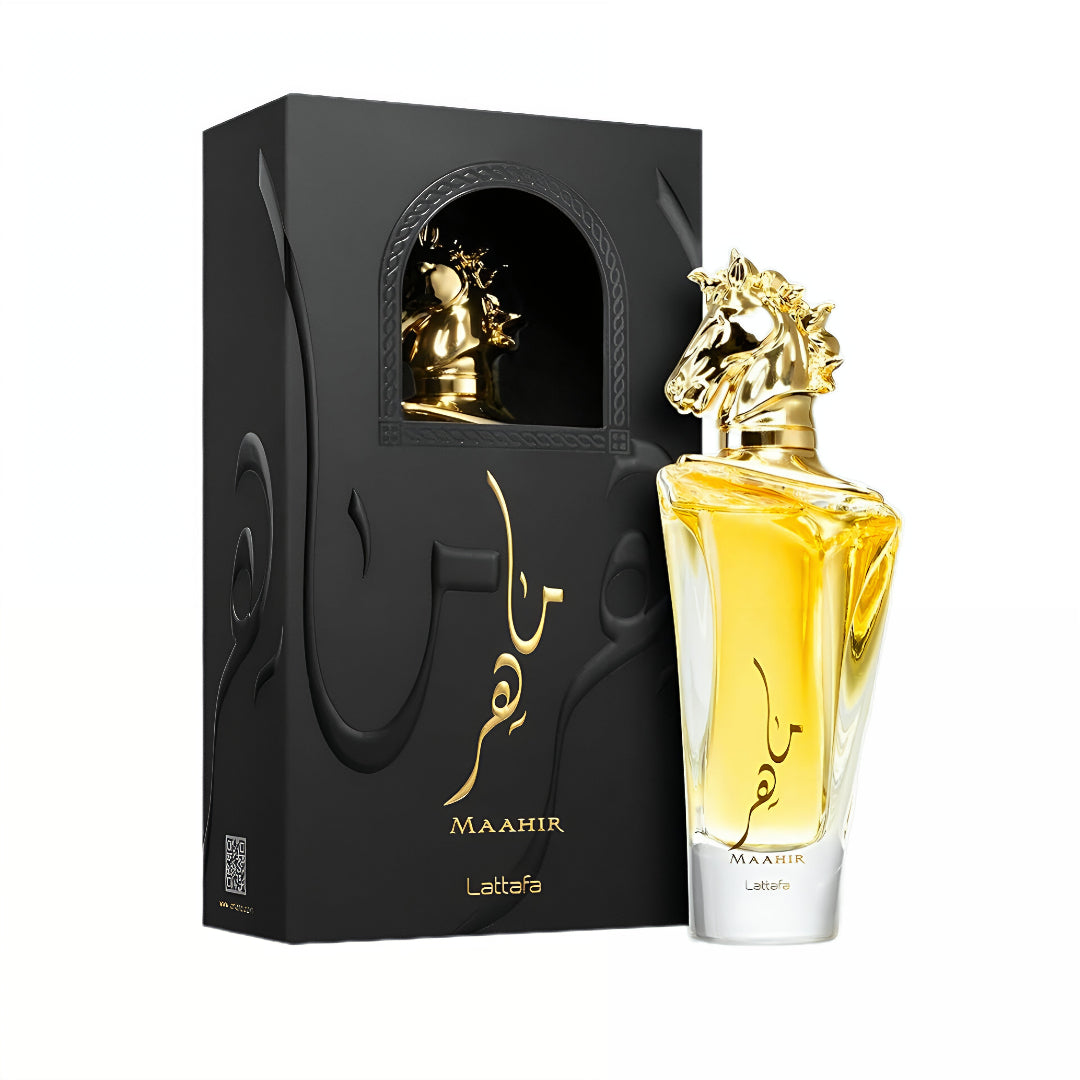 Maahir by Lattafa 100 ml EDP men Malaysia – haruman warm spicy amber & tahan lama