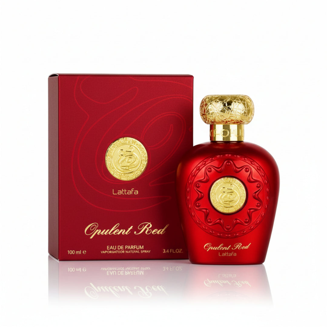 Opulent Red Lattafa perfume wanita fruity floral warm amber Malaysia sesuai malam