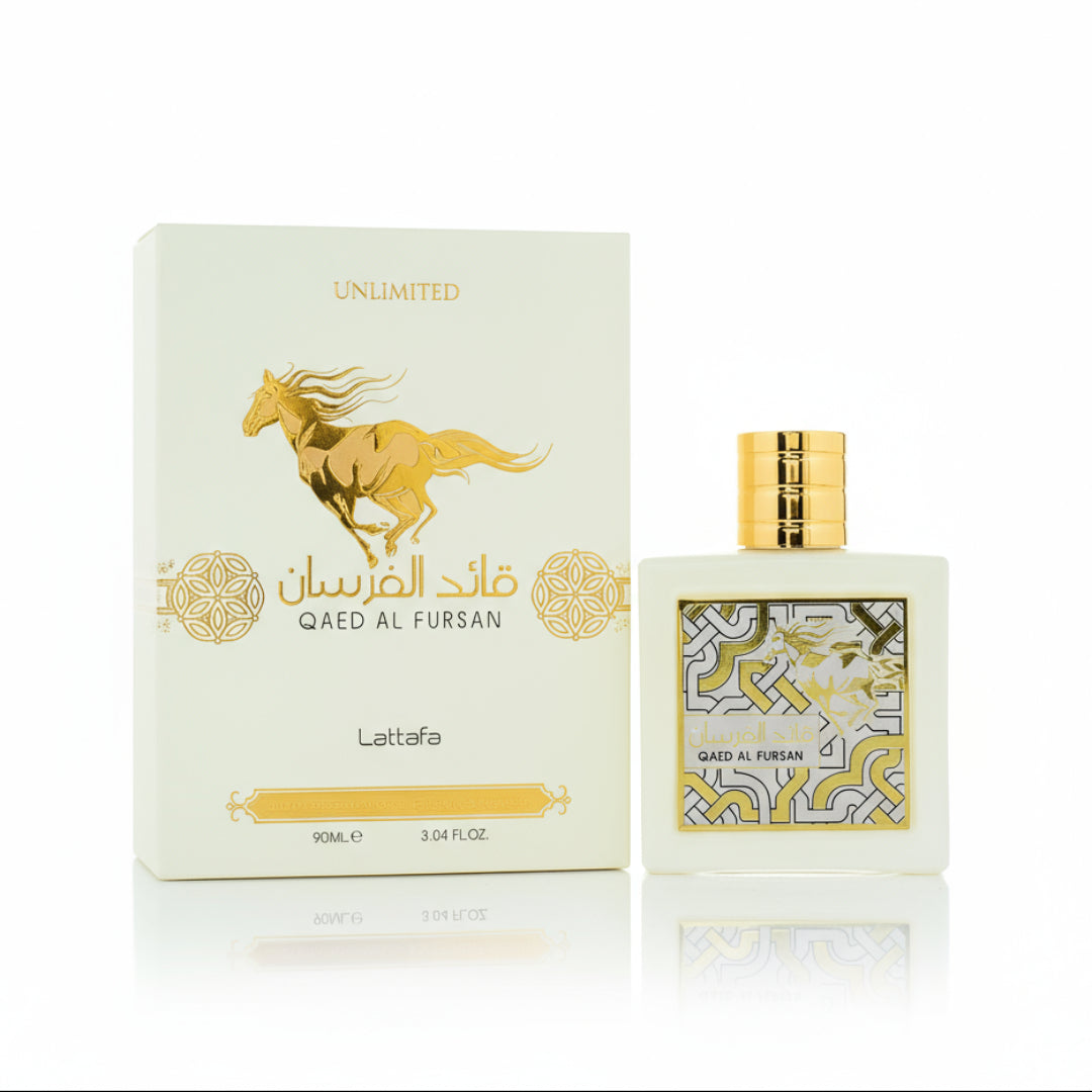 Qaed Al Fursan Unlimited by Lattafa 90 ml EDP Malaysia – haruman pineapple sweet woody & tahan lama
