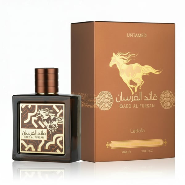 Qaed Al Fursan Untamed by Lattafa 90 ml EDP Malaysia – haruman smoky woody sweet & tahan lama