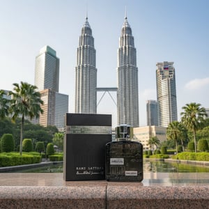 Ramz Silver di KLCC Park dengan Menara Berkemba