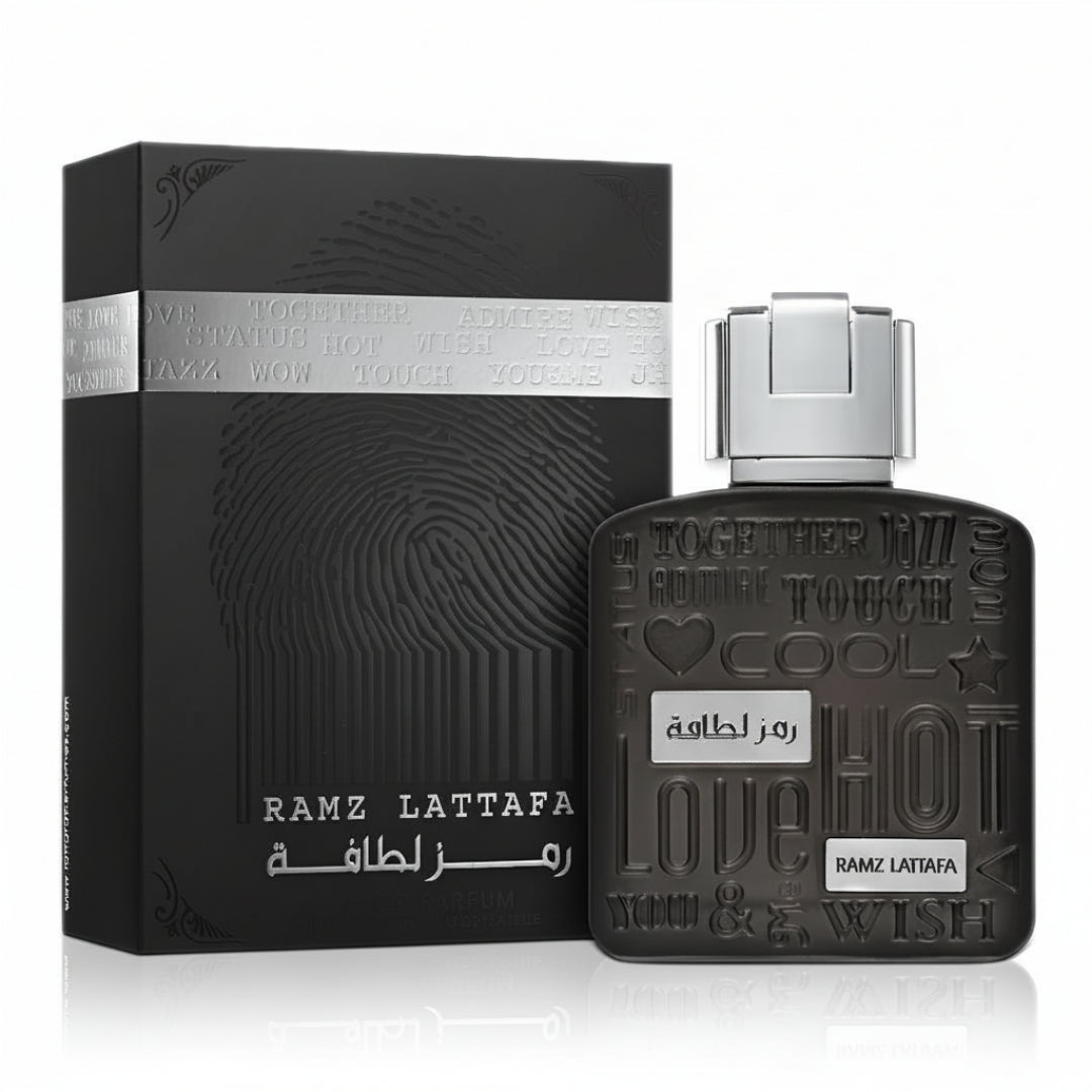 Ramz Silver Lattafa perfume lelaki fresh spicy woody long lasting Malaysia sesuai harian