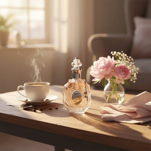 Rouat Al Musk di meja kopi pagi, mood lembut Malaysia